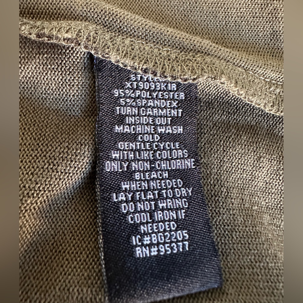 Sanctuary open front camo knit cardigan, size large - Picture 11 of 11
